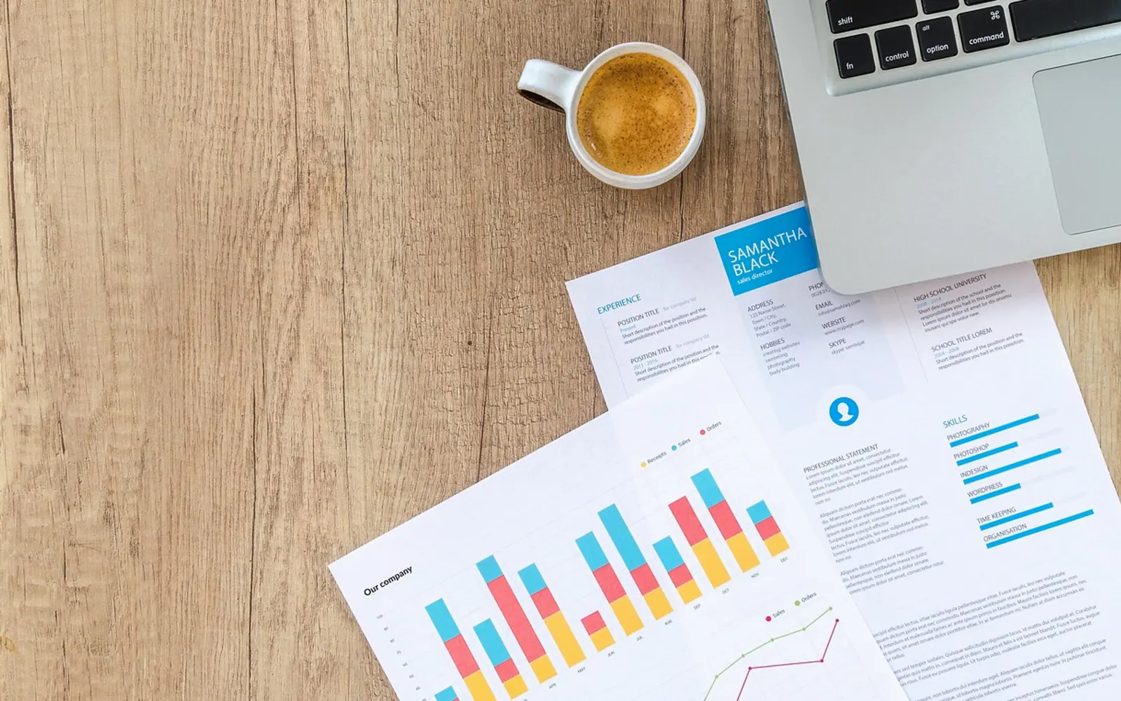 Chart, graph and finance