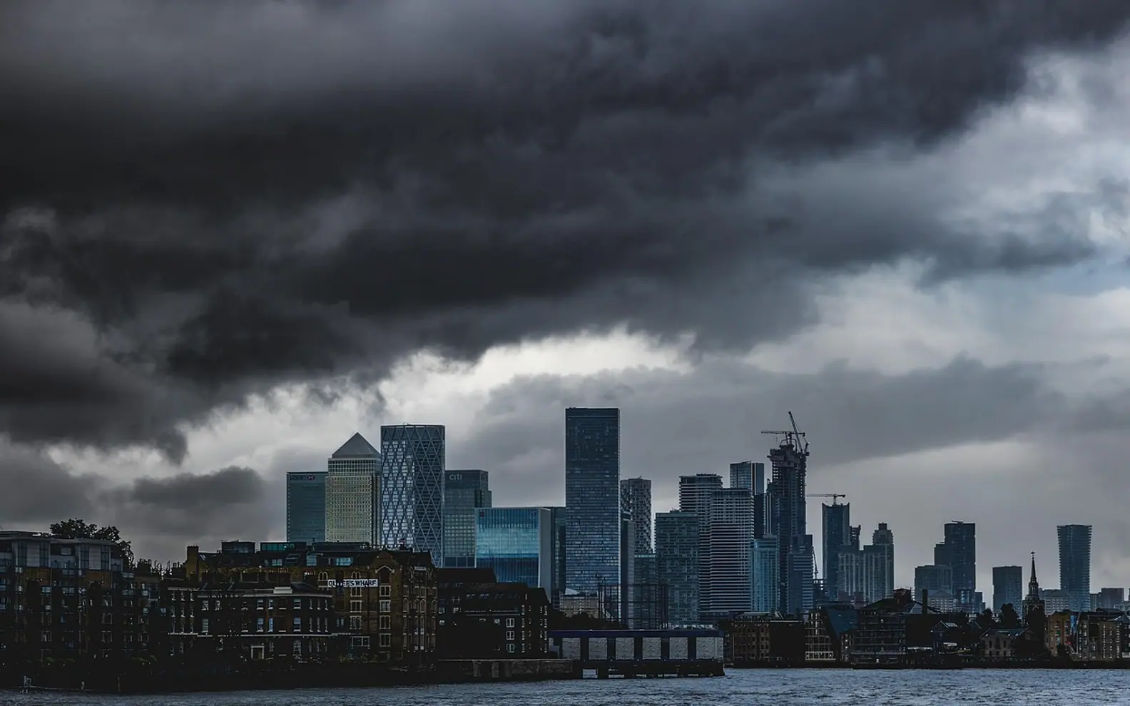 Skyline, city and city skyline